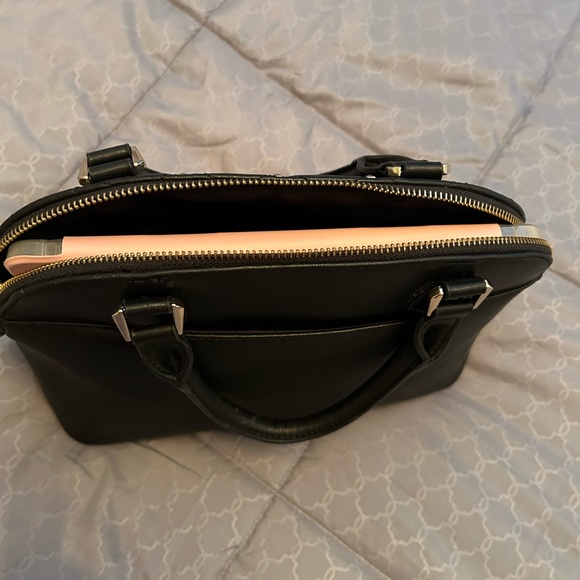 Badgley Mischka Quilted Black Satchel - Picture 9 of 9